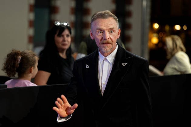 8th Cineroman Festival - Only What We Carry Red Carpet - Nice Simon Pegg attends the red carpet for Jamie Adams s film Only what we carry at the Cineroman festival, dedicated exclusively to films adapted from literary work, in Pathe Gare du Sud in Nice, France, on September 30, 2026. Photo by Laurent Coust ABACAPRESS.COM Nice France Copyright: xCoustxLaurent ABACAx
