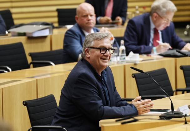 Thuringian State Parliament Justice Committee, September 30, 2026, Erfurt, Thuringian State Parliament, Justice Committee, Oral Hearing on the Motion by the Die Linke Parliamentary Group to Initiate Proceedings to Ban the AfD; Photo: Hape Kerkeling, to be heard
