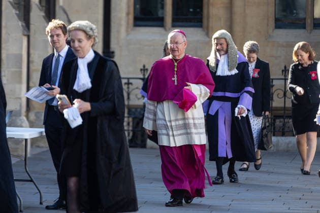 Judges Procession from the Supreme Court to Westminster Abbey, London, UK 1 October 2026 Archbishop of Westminster Richard Moth enters Westminster Abbey for a service marking the start of the new legal year in London, UK, on 1 October 2026,, Credit:PETE SPELLER Avalon  Copyright: xPETExSPELLERx xAvalonx 1139759408