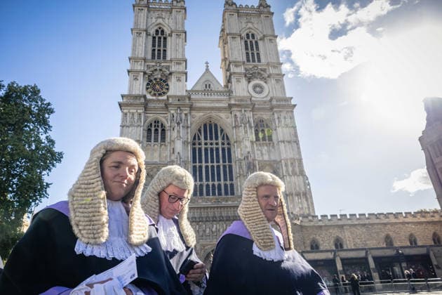 Judges Procession from the Supreme Court to Westminster Abbey, London, UK 1 October 2026 Judges and members of the legal profession walk from the Supreme Court across Parliament Square to Westminster Abbey in London, UK, on 1 October 2026, for a service marking the start of the new legal year in a tradition dating back to 1897., Credit:PETE SPELLER Avalon  Copyright: xPETExSPELLERx xAvalonx 1139759564