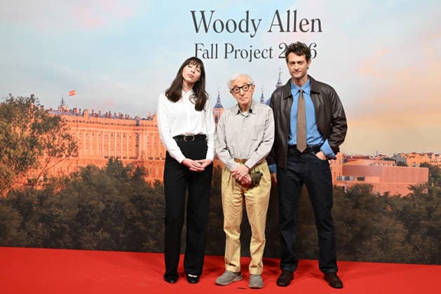 Woody Allen Announces Filming of His Movie in Madrid I D Actress Alexi Wasser, director Woody Allen, and Peter Vives pose at the photocall during the announcement of the filming of his new movie, which will take place in the Spanish capital on October 1, 2026, in Madrid, Spain DIRECTOR HOLLYWOOD MOVIE WOODY ALLEN FILMING José Madrid Madrid, Spain  Copyright: xJosÃ xOlivax 7812532