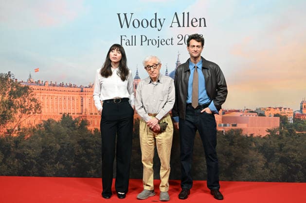 Woody Allen Announces Filming of His Movie in Madrid I D Actress Alexi Wasser, director Woody Allen, and Peter Vives pose at the photocall during the announcement of the filming of his new movie, which will take place in the Spanish capital on October 1, 2026, in Madrid, Spain DIRECTOR HOLLYWOOD MOVIE WOODY ALLEN FILMING José Madrid Madrid, Spain  Copyright: xJosÃ xOlivax 7812533