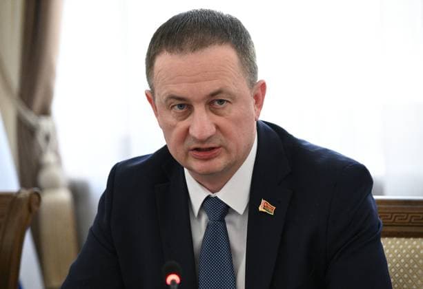 Belarus Russia 9255299 01.10.2026 Belarusian Prime Minister Alexander Turchin attends a meeting of the Russia-Belarus Union State s Council of Ministers in Minsk, Belarus. Kirill Zykov Sputnik Minsk Belarus Copyright: xKirillxZykovx