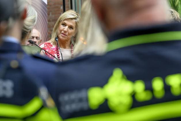 Apeldoorn, The Netherlands, 2026-10-01 14:16:57 APELDOORN, 01-10-2026, Police Academy. Queen Maxima visits the Police Academy in Apeldoorn in the context of financially sound employership. With over 67,000 employees, the National Police is one of the largest employers in the Netherlands and a member of the Foundation for Financially Healthy Netherlands (SFGN). Queen Maxima is honorary chair of this foundation. PHOTO: NLBeeld Patrick van Emst Credit: NL Beeld Patrick van Emst  Copyright: xx x