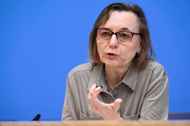 ABB BPK Carmen Scheibenbogen, German hematologist-oncologist and professor of immunology at Berlin’s Charité. Topic: Presentation on post-infectious diseases—care, research, and prevention, using Long COVID as an example—at the BPK (Federal Press Conference) in Berlin on October 1, 2026, Berlin, Germany.