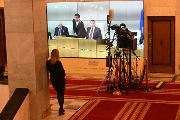Moscow. State Duma of the Russian Federation. KomsomolskayaxPravda
