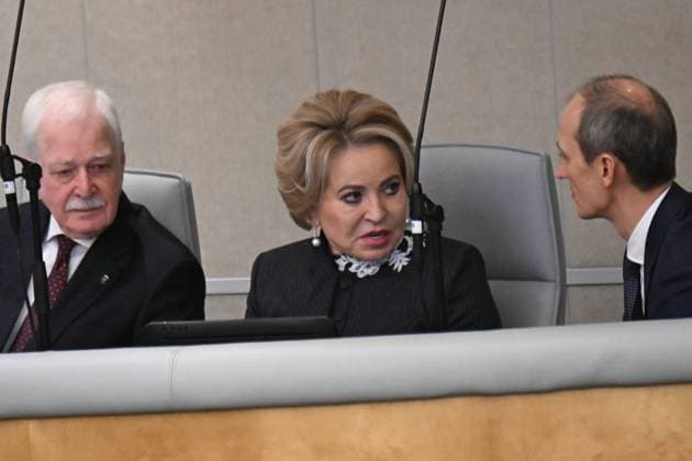 Moscow. The first session of the State Duma of the Russian Federation of the ninth convocation. Speaker of the Federation Council of the Russian Federation Valentina Matviyenko before the session. KomsomolskayaxPravda