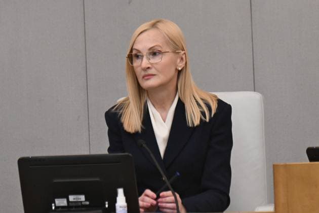 Moscow. The first session of the State Duma of the Russian Federation of the ninth convocation. First Deputy Speaker of the State Duma Irina Yarovaya before the session. KomsomolskayaxPravda