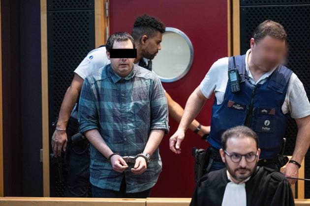 RECORD DATE NOT STATED The accused, Laurent Andris pictured during the jury selection for the trial of Laurent Andris, accused of killing his 65-year-old mother, Gabrielle Hannot., at the Hainaut province Assize Court in Mons, on Thursday 1 October 2026. The events date back to April 21, 2023, in Villers-Poterie (Gerpinnes). The accused rammed the neighbours cars twice. The police arrived later (called by neighbours), 65-year-old Gabrielle Hannot was already dead. Defence lawyer confirmed the accused committed the acts while under the influence of narcotics. The man, aged 32 at the time of the events, struck his mother with several objects, including a box cutter, with extreme violence. Laurent Andris had been convicted of attempted murder in 2016. He had been  EMILExWINDAL 188437103