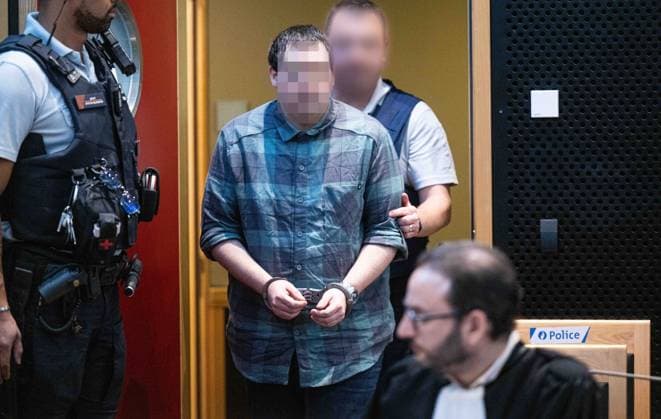 RECORD DATE NOT STATED The accused, Laurent Andris pictured during the jury selection for the trial of Laurent Andris, accused of killing his 65-year-old mother, Gabrielle Hannot., at the Hainaut province Assize Court in Mons, on Thursday 1 October 2026. The events date back to April 21, 2023, in Villers-Poterie (Gerpinnes). The accused rammed the neighbours cars twice. The police arrived later (called by neighbours), 65-year-old Gabrielle Hannot was already dead. Defence lawyer confirmed the accused committed the acts while under the influence of narcotics. The man, aged 32 at the time of the events, struck his mother with several objects, including a box cutter, with extreme violence. Laurent Andris had been convicted of attempted murder in 2016. He had been  EMILExWINDAL 188437082