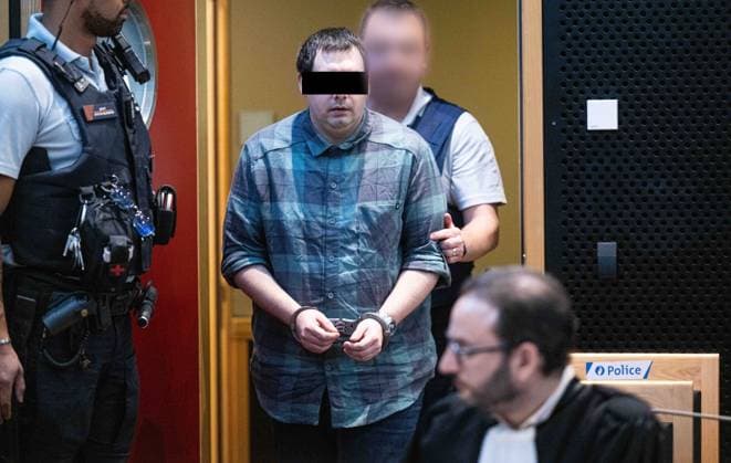 RECORD DATE NOT STATED The accused, Laurent Andris pictured during the jury selection for the trial of Laurent Andris, accused of killing his 65-year-old mother, Gabrielle Hannot., at the Hainaut province Assize Court in Mons, on Thursday 1 October 2026. The events date back to April 21, 2023, in Villers-Poterie (Gerpinnes). The accused rammed the neighbours cars twice. The police arrived later (called by neighbours), 65-year-old Gabrielle Hannot was already dead. Defence lawyer confirmed the accused committed the acts while under the influence of narcotics. The man, aged 32 at the time of the events, struck his mother with several objects, including a box cutter, with extreme violence. Laurent Andris had been convicted of attempted murder in 2016. He had been  EMILExWINDAL 188437086