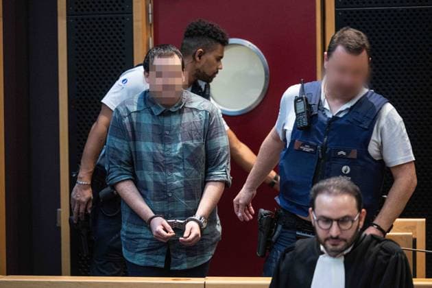 RECORD DATE NOT STATED The accused, Laurent Andris pictured during the jury selection for the trial of Laurent Andris, accused of killing his 65-year-old mother, Gabrielle Hannot., at the Hainaut province Assize Court in Mons, on Thursday 1 October 2026. The events date back to April 21, 2023, in Villers-Poterie (Gerpinnes). The accused rammed the neighbours cars twice. The police arrived later (called by neighbours), 65-year-old Gabrielle Hannot was already dead. Defence lawyer confirmed the accused committed the acts while under the influence of narcotics. The man, aged 32 at the time of the events, struck his mother with several objects, including a box cutter, with extreme violence. Laurent Andris had been convicted of attempted murder in 2016. He had been  EMILExWINDAL 188437098