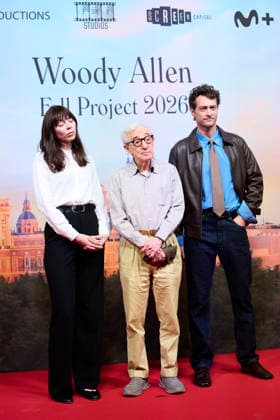 October 1, 2026, Madrid, Madrid, Spain: Woody Allen, Alexi Wasser, Peter Vives attends Presentation the Filming of Woody AllenÃ¢â‚¬â ¢s new film in Madrid presentation at Teatros del Canal on October 1, 2026 in Madrid, Spain Madrid Spain - ZUMAg15_ 20261001_zaf_g15_020 Copyright: xJackxAbuinx