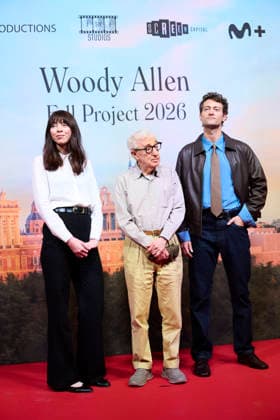 October 1, 2026, Madrid, Madrid, Spain: Woody Allen, Alexi Wasser, Peter Vives attends Presentation the Filming of Woody AllenÃ¢â‚¬â ¢s new film in Madrid presentation at Teatros del Canal on October 1, 2026 in Madrid, Spain Madrid Spain - ZUMAg15_ 20261001_zaf_g15_021 Copyright: xJackxAbuinx