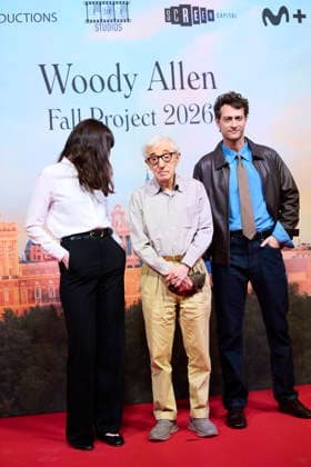 October 1, 2026, Madrid, Madrid, Spain: Woody Allen, Alexi Wasser, Peter Vives attends Presentation the Filming of Woody AllenÃ¢â‚¬â ¢s new film in Madrid presentation at Teatros del Canal on October 1, 2026 in Madrid, Spain Madrid Spain - ZUMAg15_ 20261001_zaf_g15_022 Copyright: xJackxAbuinx