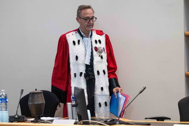 Chairman of the court Philippe Morandini pictured during the jury selection for the trial of Laurent Andris, accused of killing his 65-year-old mother, Gabrielle Hannot., at the Hainaut province Assize Court in Mons, on Thursday 1 October 2026. The events date back to April 21, 2023, in Villers-Poterie (Gerpinnes). The accused rammed the neighbours cars twice. The police arrived later (called by neighbours), 65-year-old Gabrielle Hannot was already dead. Defence lawyer confirmed the accused committed the acts while under the influence of narcotics. The man, aged 32 at the time of the events, struck his mother with several objects, including a box cutter, with extreme violence. Laurent Andris had been convicted of attempted murder in 2016.  EMILExWINDAL 188435378
