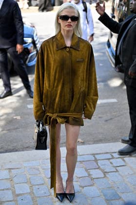 PFW Balenciaga Outside Arrivals JR Hayes Warner arriving at the Balenciaga show during Paris Fashion Week, in Paris, France on 1 October 2026. Photo by Julien Reynaud APS-Medias ABACAPRESS.COM Paris France  Copyright: xReynaudxJulien APS-Medias ABACAx