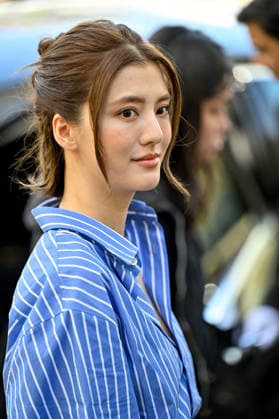 PFW Balenciaga Outside Arrivals JR arriving at the Balenciaga show during Paris Fashion Week, in Paris, France on 1 October 2026. Photo by Julien Reynaud APS-Medias ABACAPRESS.COM Paris France  Copyright: xReynaudxJulien APS-Medias ABACAx