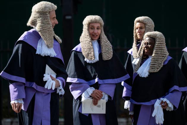 October 1, 2026, London, London, UK: LONDON, UK. Members of the legal profession mark the start of the legal year with a religious service in Westminster Abbey followed by a reception at the Westminster Abbey, hosted by the Lord Chancellor. The custom dates back to the Middle Ages when the High Court was held in Westminster Hall and judges would walk over to Westminster Abbey for the service. London UK  - ZUMAl94_ 20261001_zaf_l94_017 Copyright: xStephenxChungx