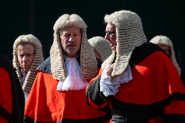 October 1, 2026, London, London, UK: LONDON, UK. Members of the legal profession mark the start of the legal year with a religious service in Westminster Abbey followed by a reception at the Westminster Abbey, hosted by the Lord Chancellor. The custom dates back to the Middle Ages when the High Court was held in Westminster Hall and judges would walk over to Westminster Abbey for the service. London UK  - ZUMAl94_ 20261001_zaf_l94_019 Copyright: xStephenxChungx