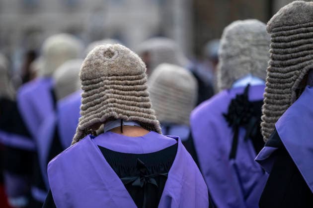 October 1, 2026, London, London, UK: LONDON, UK. Members of the legal profession mark the start of the legal year with a religious service in Westminster Abbey followed by a reception at the Westminster Abbey, hosted by the Lord Chancellor. The custom dates back to the Middle Ages when the High Court was held in Westminster Hall and judges would walk over to Westminster Abbey for the service. London UK - ZUMAl94_ 20261001_zaf_l94_021 Copyright: xStephenxChungx