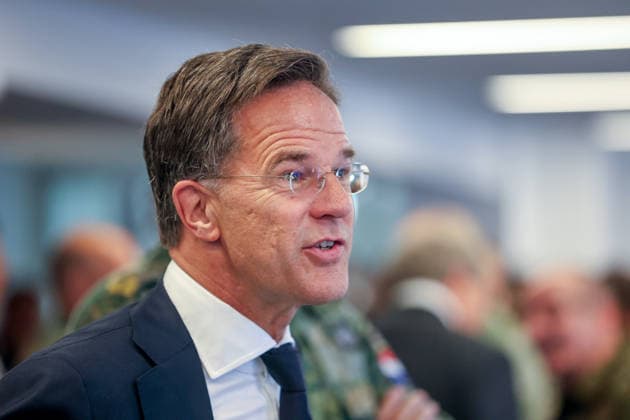 Meeting between the German Chancellor, the Prime Minister of the Netherlands, and the NATO Secretary General at the 1st German-Dutch Corps; conversation with soldiers from the Corps; Mark Rutte, NATO Secretary General; Münster, North Rhine-Westphalia, DEU, Germany; October 1, 2026