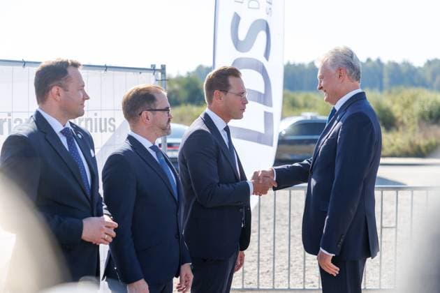 Ceremony marking the start of construction of the Leopard 2A8 tank assembly and repair plant, October 1, 2026, Kaunas, Kaunas, Lithuania  Copyright: xErikasxOvcarenkox
