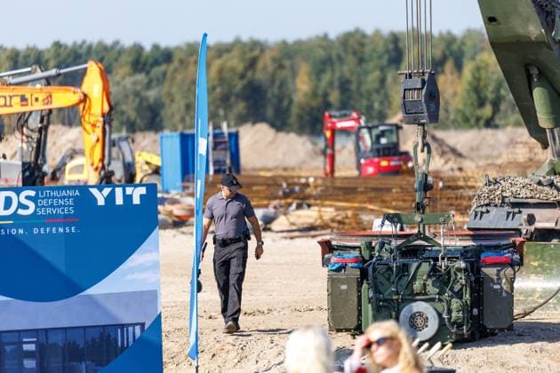 Ceremony Marking the Start of Construction of the Leopard 2A8 Tank Assembly and Repair Plant, October 1, 2026, Kaunas, Kaunas, Lithuania  Copyright: xErikasxOvcarenkox