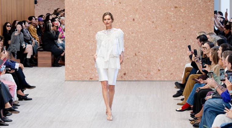 Paris Fashion Week: CHLOÉ Women s Spring Summer 2027 Collection, October 1, 2026, photographed by Sylvie Lefort, MAXPPP 01 10 2026 @Sylvie Lefort Photography MAXPPP 10 01 26 Models showcase designs from the CHLOE Women’s Spring Summer 2027 collection during Paris Fashion Week in Paris, France, October 1, 2026. The women’s collections were presented from September 28 to October 6, 26  Copyright: xmaxpppxsylviexlefortxphotographyx LFR202610019491 LFR202610019491