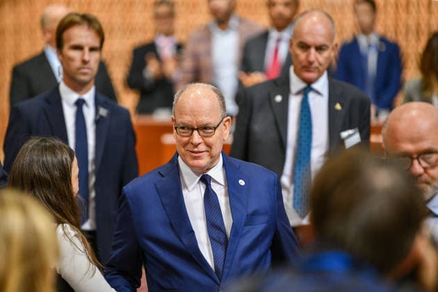 Prince Albert II of Monaco addresses Parliamentary Assembly of Council of Europe STRASBOURG, FRANCE - OCTOBER 01: Prince Albert II of Monaco enters the Parliamentary Assembly chamber ahead of his address to parliamentarians in Strasbourg, France on October 1, 2026. Ahmet Sel Anadolu Strasbourg France. Editorial use only. Please get in touch for any other usage.  Copyright: x2026xAnadoluxAhmetxSelx