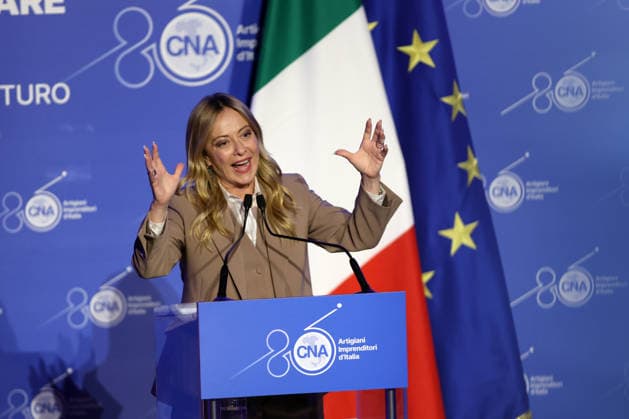 IPA89184598 - Rome, Italy October 1, 2026 Celebrations marking the 80th anniversary of the CNA will take place at the Auditorium Antonianum. Prime Minister Giorgia Meloni is expected to attend the event at 5 p.m. for a gathering dedicated to the world of Italian crafts and small and medium-sized enterprises.  Copyright: xmarcoxiacobuccix xmarcoxiacobuccix IPA89184598
