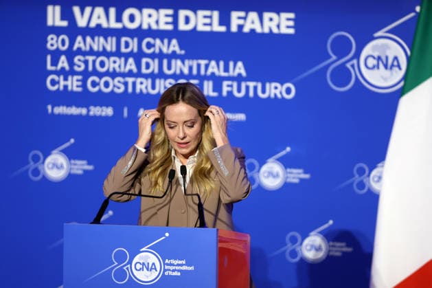 IPA89184654 - Rome, Italy October 1, 2026 Celebrations marking the 80th anniversary of the CNA will take place at the Auditorium Antonianum. Prime Minister Giorgia Meloni is expected to attend the event at 5:00 p.m. for a gathering dedicated to the world of Italian craftsmanship and small and medium-sized enterprises. Copyright: xmarcoxiacobuccix xmarcoxiacobuccix IPA89184654