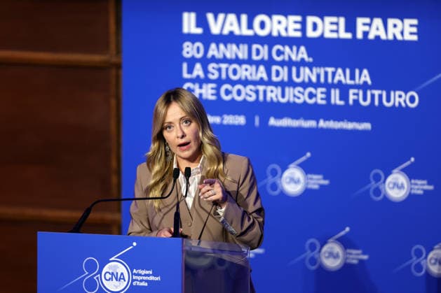 IPA89184610 - Rome, Italy October 1, 2026 Celebrations for the 80th anniversary of the CNA will take place at the Auditorium Antonianum. Prime Minister Giorgia Meloni is expected to attend the event at 5:00 p.m. for a gathering dedicated to the world of Italian crafts and small and medium-sized enterprises. Copyright: xmarcoxiacobuccix xmarcoxiacobuccix IPA89184610