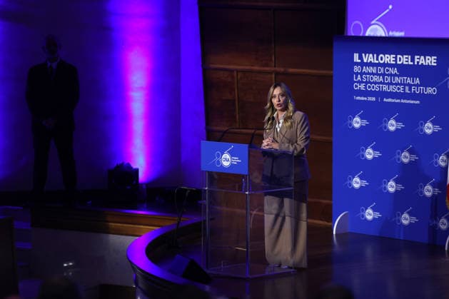 IPA89184719 - Rome, Italy - October 1, 2026 Celebrations for the 80th anniversary of the CNA will take place at the Auditorium Antonianum. Prime Minister Giorgia Meloni is expected to attend the event at 5 p.m. for a gathering dedicated to the world of Italian craftsmanship and small and medium-sized enterprises. Copyright: xmarcoxiacobuccix xmarcoxiacobuccix IPA89184719