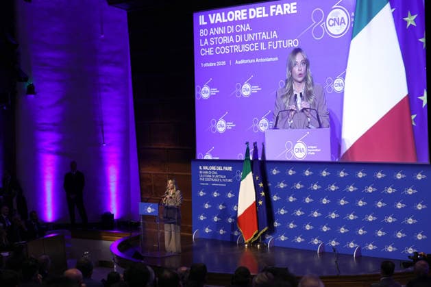 IPA89184720 - Rome, Italy October 1, 2026 Celebrations marking the 80th anniversary of the CNA will take place at the Auditorium Antonianum. Prime Minister Giorgia Meloni is scheduled to attend the event at 5:00 p.m. for a gathering dedicated to the world of Italian crafts and small and medium-sized enterprises. Copyright: xmarcoxiacobuccix xmarcoxiacobuccix IPA89184720