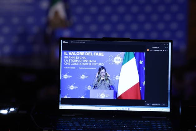 IPA89184721 - Rome, Italy October 1, 2026 Celebrations for the 80th anniversary of the CNA will take place at the Auditorium Antonianum. Prime Minister Giorgia Meloni is expected to attend the event at 5:00 p.m. for a gathering dedicated to the world of Italian crafts and small and medium-sized enterprises. Copyright: xmarcoxiacobuccix xmarcoxiacobuccix IPA89184721
