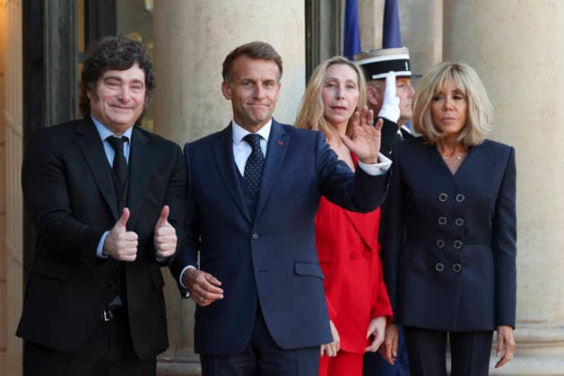 NEWS : Accueil de Javier Milei par Emmanuel Macron - Paris - 01 10 2026 Accueil de Javier MILEI, PrÃ sident de la RÃ publique d™Argentine, par Emmanuel Macron PrÃ sident de la RÃ publique Francaise. ParisFrance  Copyright: xMichtofx