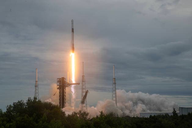 NASA s Crew-13 Mission Space X Falcon 9 launches from Launch Complex LC-40 at Cape Canaveral, Florida to the International Space Station on Thursday, October 1, 2026. Aboard the Dragon Spacecraft are Astronaut Jessica Watkins, commander, Astronaut Luke Delaney,pilot, and Mission Specialists Joshua Kutryk of the Canadian Space Agency and Sergey Teteryatnikov of Roscosmos KSC2026100172 PATxBENIC
