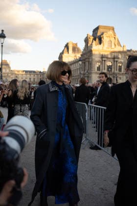 RECORD DATE NOT STATED IPA89188031 - Anna Wintour Paris, France, October 1, 2026. Anna Wintour arrives at the Schiaparelli Spring Summer 2027 fashion show at the Carrousel du Louvre during Paris Fashion Week.  Copyright: xx xx IPA89188031