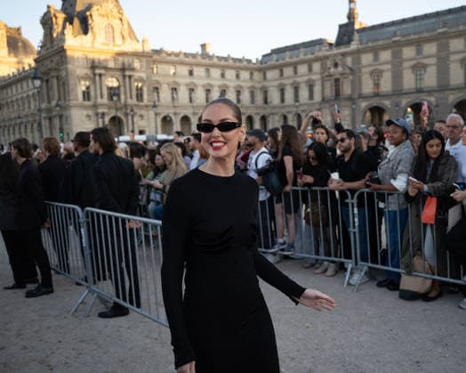 RECORD DATE NOT STATED IPA89188038 - Chiara Ferragni Paris, France, October 1, 2026. Chiara Ferragni arrives at the Schiaparelli Spring Summer 2027 fashion show at the Carrousel du Louvre during Paris Fashion Week.  Copyright: xx xx IPA89188038