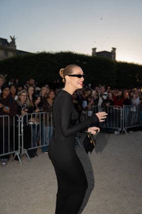 RECORD DATE NOT STATED IPA89188042 - Chiara Ferragni Paris, France, October 1, 2026. Chiara Ferragni arrives at the Schiaparelli Spring Summer 2027 fashion show at the Carrousel du Louvre during Paris Fashion Week.  Copyright: xx xx IPA89188042