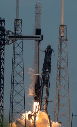 NASA s Crew-13 Mission Space X Falcon 9 launches from Launch Complex LC-40 at Cape Canaveral, Florida to the International Space Station on Thursday, October 1, 2026. Aboard the Dragon Spacecraft are Astronaut Jessica Watkins, commander, Astronaut Luke Delaney,pilot, and Mission Specialists Joshua Kutryk of the Canadian Space Agency and Sergey Teteryatnikov of Roscosmos KSC2026100181 KATExBENIC
