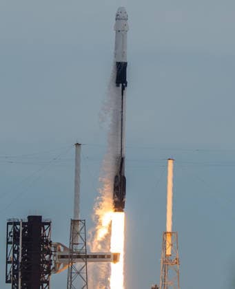NASA s Crew-13 Mission Space X Falcon 9 launches from Launch Complex LC-40 at Cape Canaveral, Florida to the International Space Station on Thursday, October 1, 2026. Aboard the Dragon Spacecraft are Astronaut Jessica Watkins, commander, Astronaut Luke Delaney,pilot, and Mission Specialists Joshua Kutryk of the Canadian Space Agency and Sergey Teteryatnikov of Roscosmos KSC2026100184 KATExBENIC