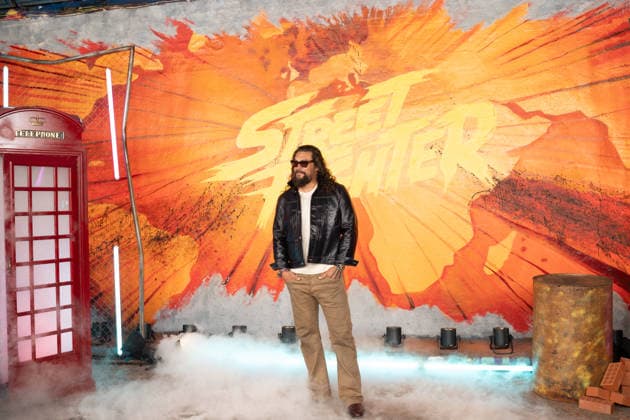 IPA89188118 - London, promotional photos for the movie Street Fighter on Leake Street. Pictured: Jason Momoa  Copyright: xCristinaxMasseix xCristinaxMasseix IPA89188118