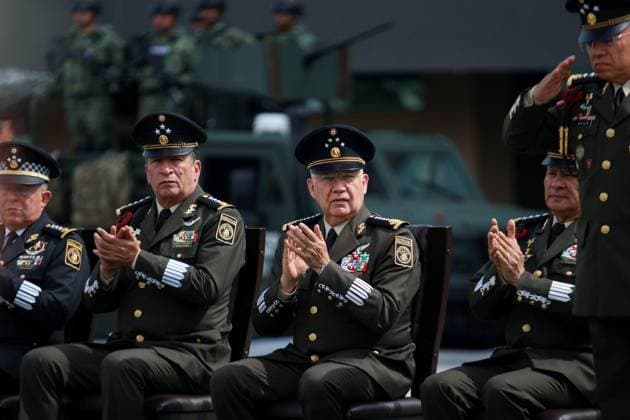 October 1, 2026: TO-45307- Ciudad de M& xe9;xico. 2026-10 -1. Ricardo Trevilla Trejo, Secretary of National Defense during the 205th anniversary of the creation of the Ministry of War and Navy in the Plaza de la Lealtad of the Ministry of National Defense of Mexico City. Alejandro God& xcd;nez Clasos.com.mx  - ZUMAcs4_ 20261001_faa_cs4_199 Copyright: xAlejandroxGod& Xed;Nezx