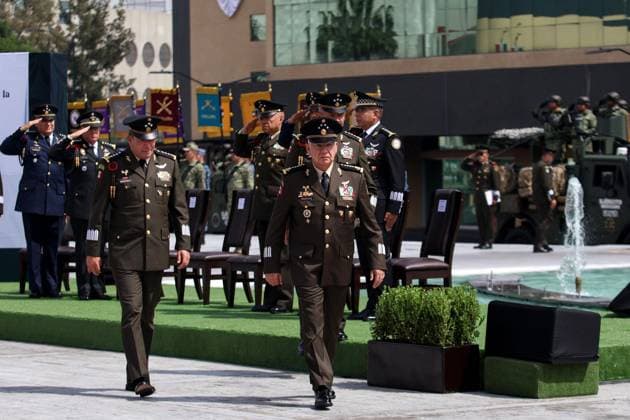 October 1, 2026: TO-45307- Ciudad de M& xe9;xico. 2026-10 -1. Ricardo Trevilla Trejo, Secretary of National Defense during the 205th anniversary of the creation of the Ministry of War and Navy in the Plaza de la Lealtad of the Ministry of National Defense of Mexico City. Alejandro God& xcd;nez Clasos.com.mx - ZUMAcs4_ 20261001_faa_cs4_190 Copyright: xAlejandroxGod& Xed;Nezx