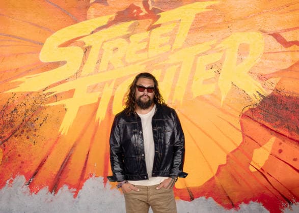 Jason Momoa attends Street Fighter Photocall at Leake Street, Waterloo in London, England. UK. Thursday 1st October 2026. Copyright: xJamesxWarrenx FP_Street_Fighter_Photocall_046