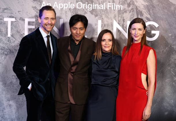 Tenzing Gala Screening in London, England. Tom Hiddleston, Genden Phuntsok, Jennifer Peedom and Caitriona Balfe attend the Tenzing Gala Screening at Curzon Mayfair in London, England on October 01, 2026. London Curzon Mayfair UK Copyright: xFredxDuvalx