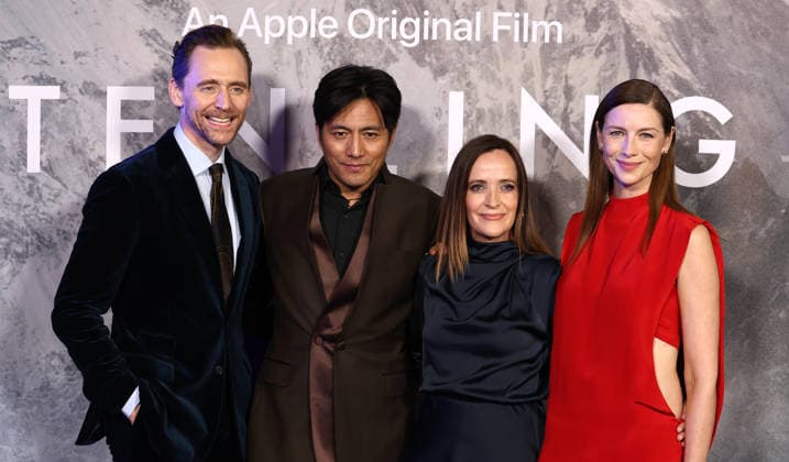 Tenzing Gala Screening in London, England. Tom Hiddleston, Genden Phuntsok, Jennifer Peedom and Caitriona Balfe attend the Tenzing Gala Screening at Curzon Mayfair in London, England on October 01, 2026. London Curzon Mayfair UK Copyright: xFredxDuvalx