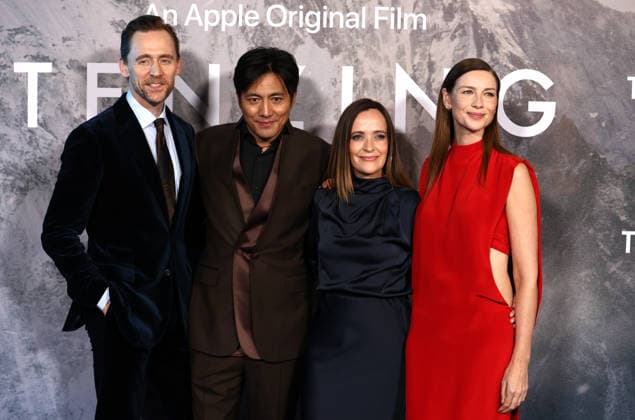 Tenzing Gala Screening in London, England. Tom Hiddleston, Genden Phuntsok, Jennifer Peedom and Caitriona Balfe attend the Tenzing Gala Screening at Curzon Mayfair in London, England on October 01, 2026. London Curzon Mayfair UK Copyright: xFredxDuvalx